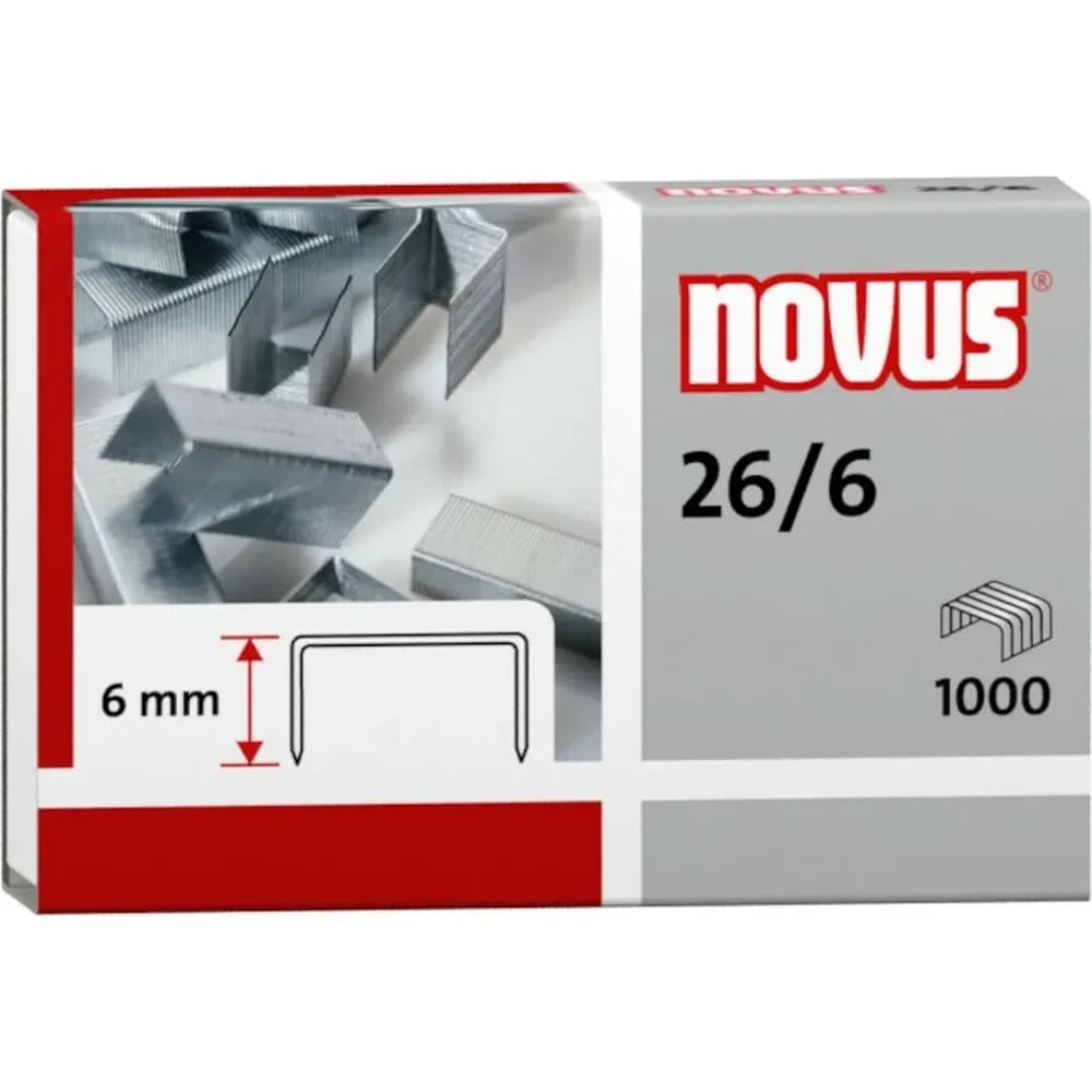 Novus Heftklammern »26/6« 1000 Stück