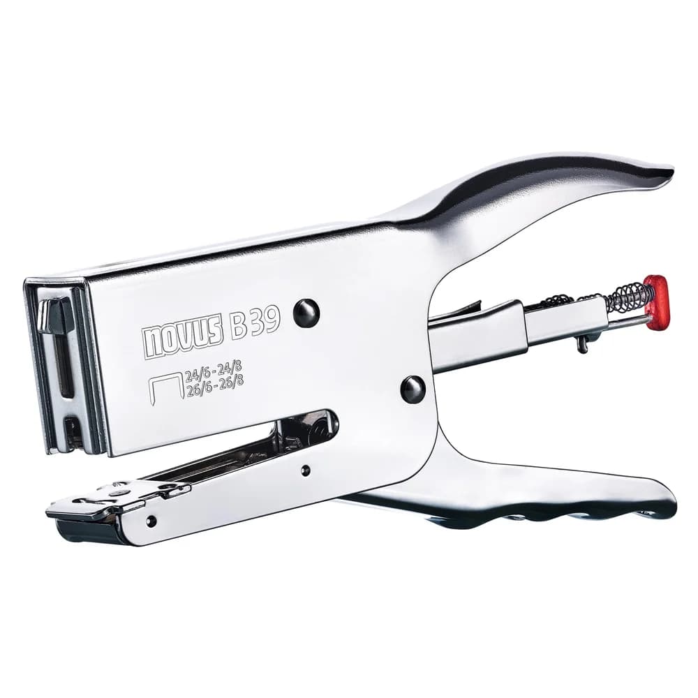 NOVUS Heftgerät Heftzange B39 50 Blatt 55mm chrom