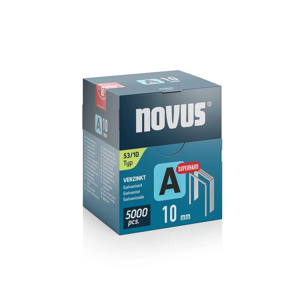 novus Tackerklammern Feindraht superhart 53/10