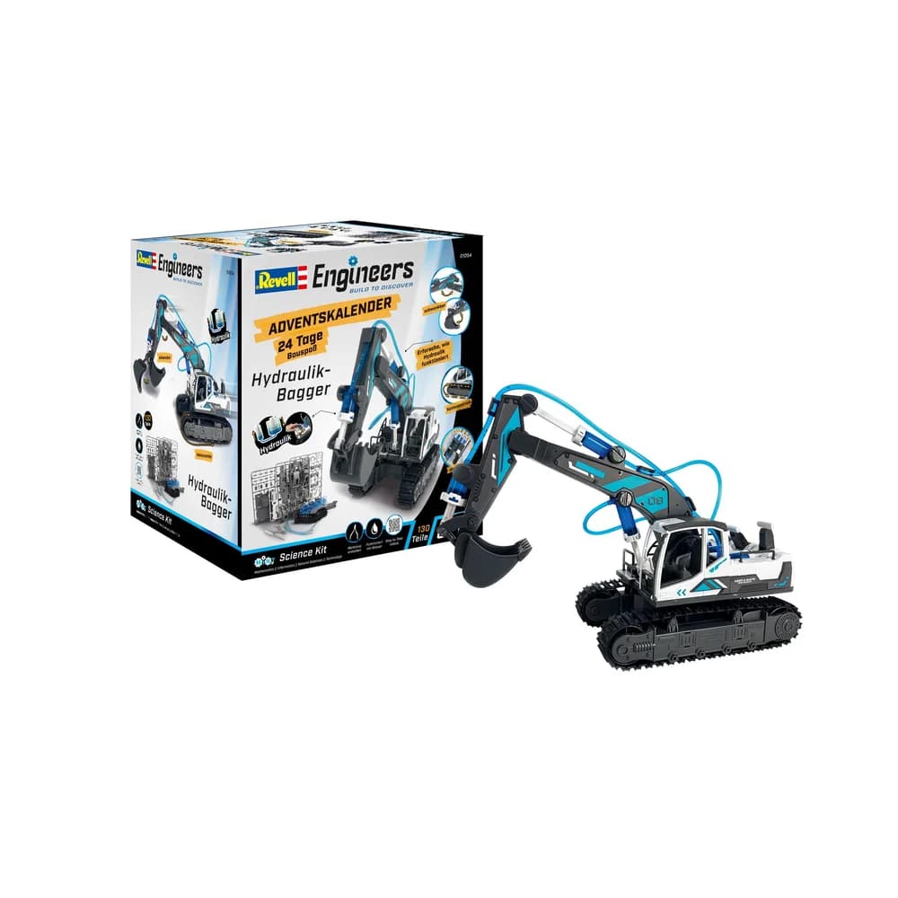 Revell 01054 - Adventskalender Engineers Hydraulischer Bagger