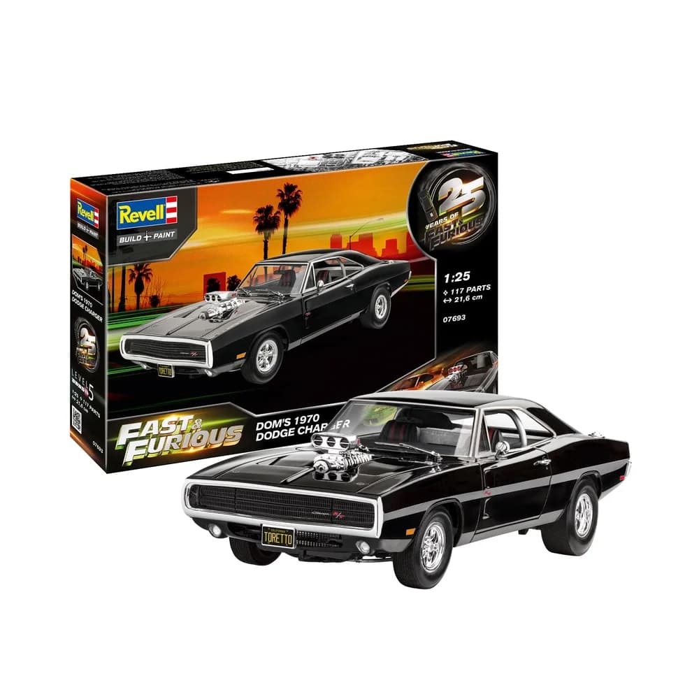 Revell 07693 Fast & Furious - Dominics 1970 Dodge Charger, 1:25