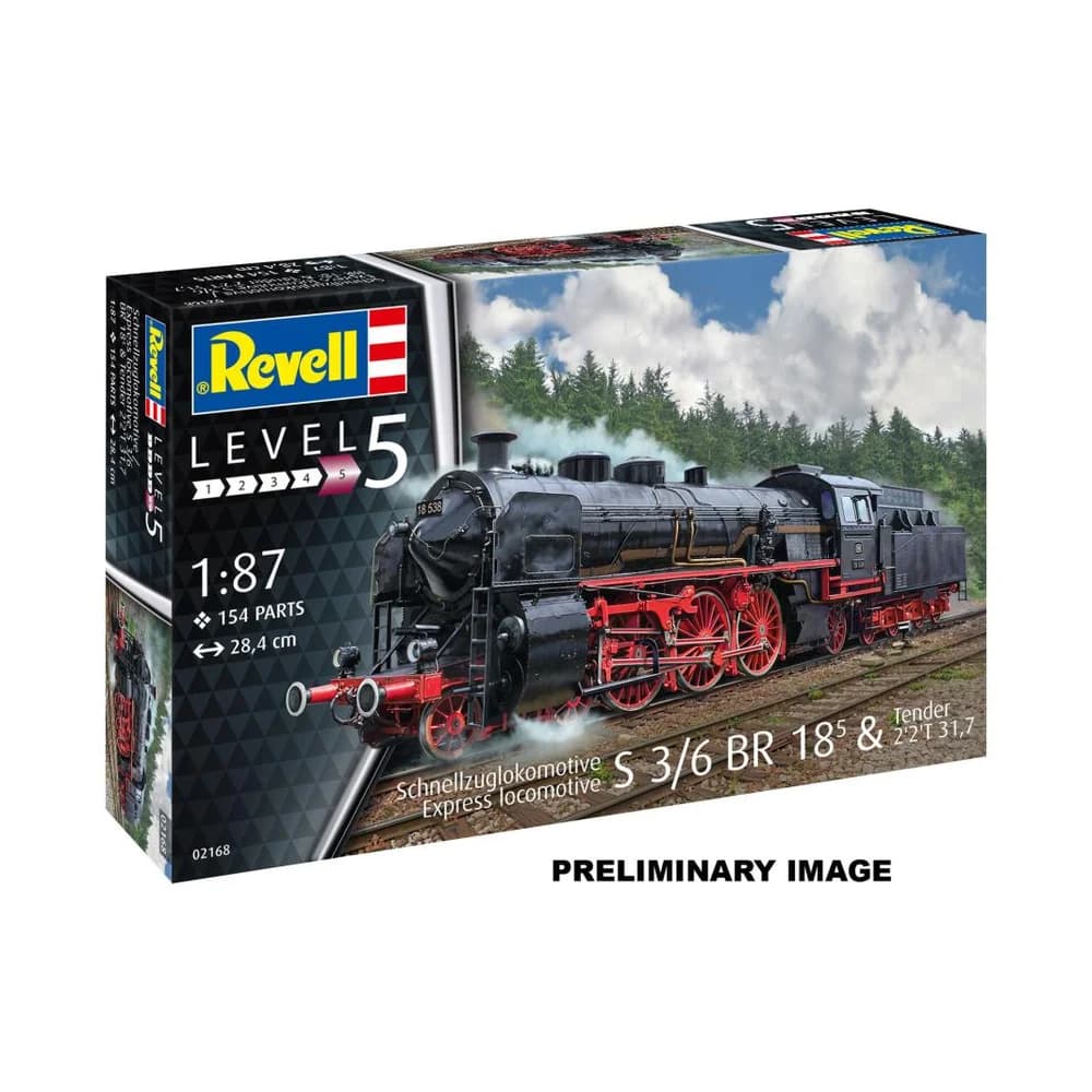 Revell Schnellzuglokomotive S3/6 BR18 mit Tender 62168