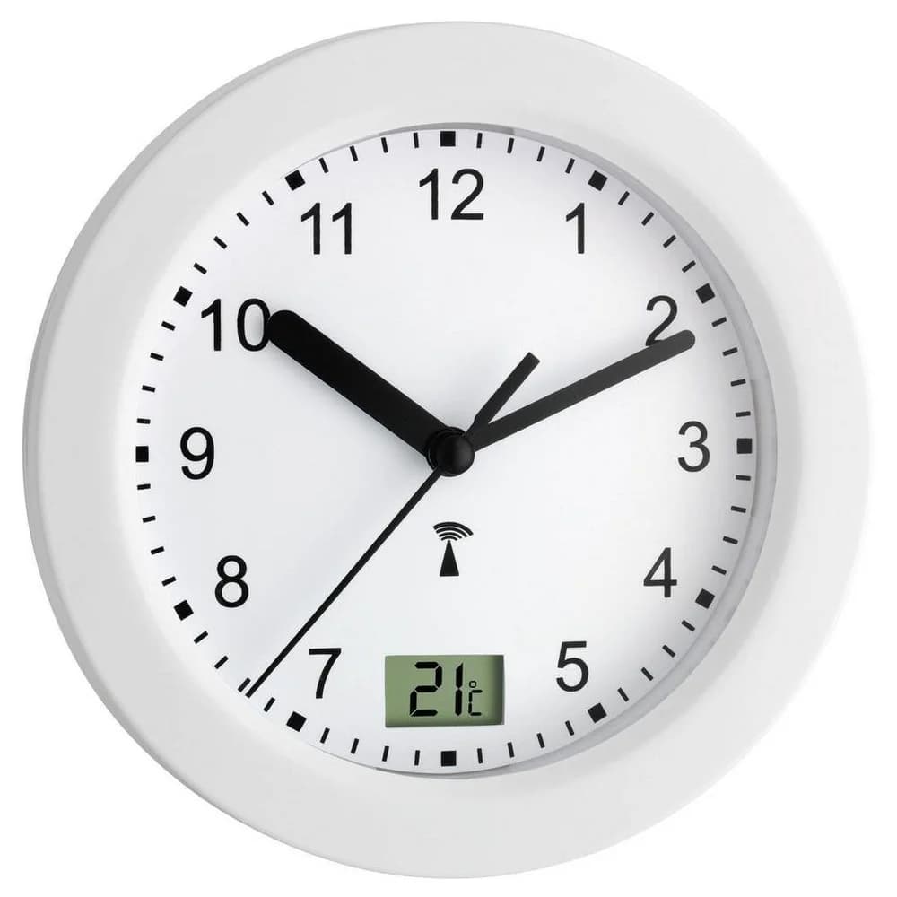 TFA® Funkwanduhr 60.3501 Ø 17 cm silber