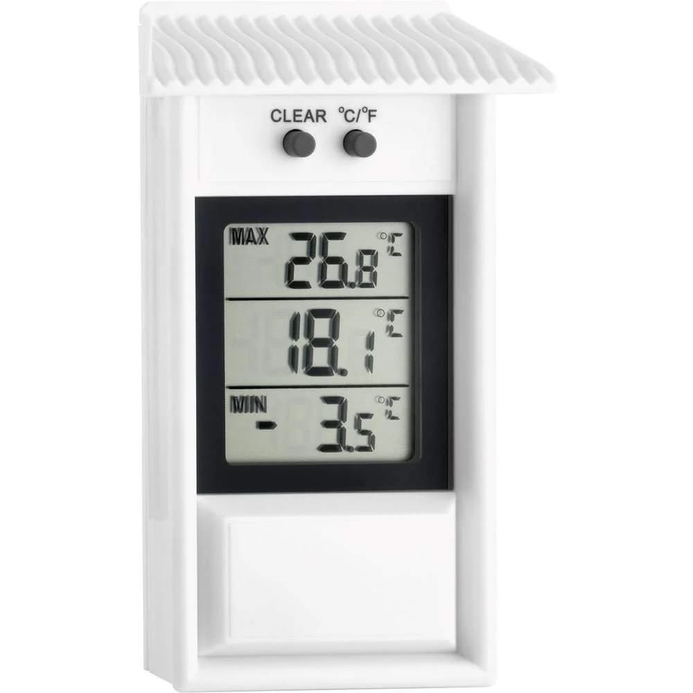 TFA Dostmann Raumthermometer Digitales Thermometer 30.1053