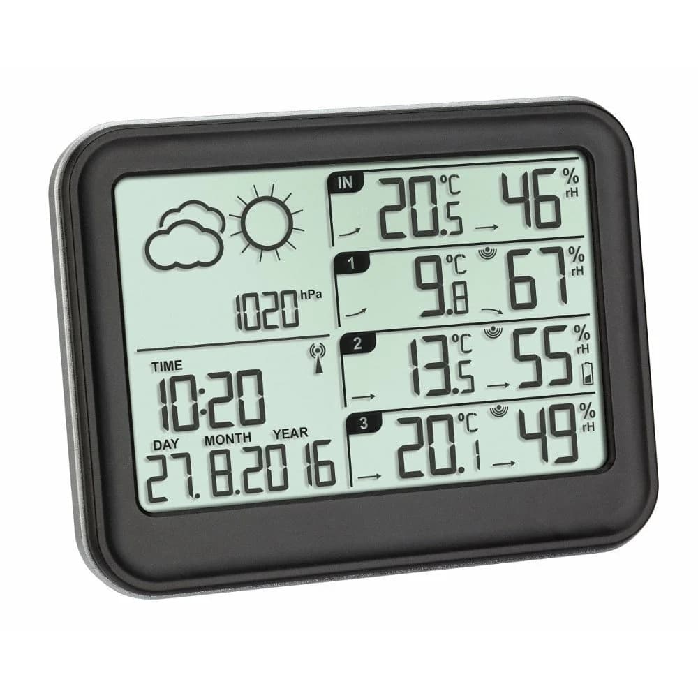 TFA® VIEW 35.1142.01 Wetterstation schwarz
