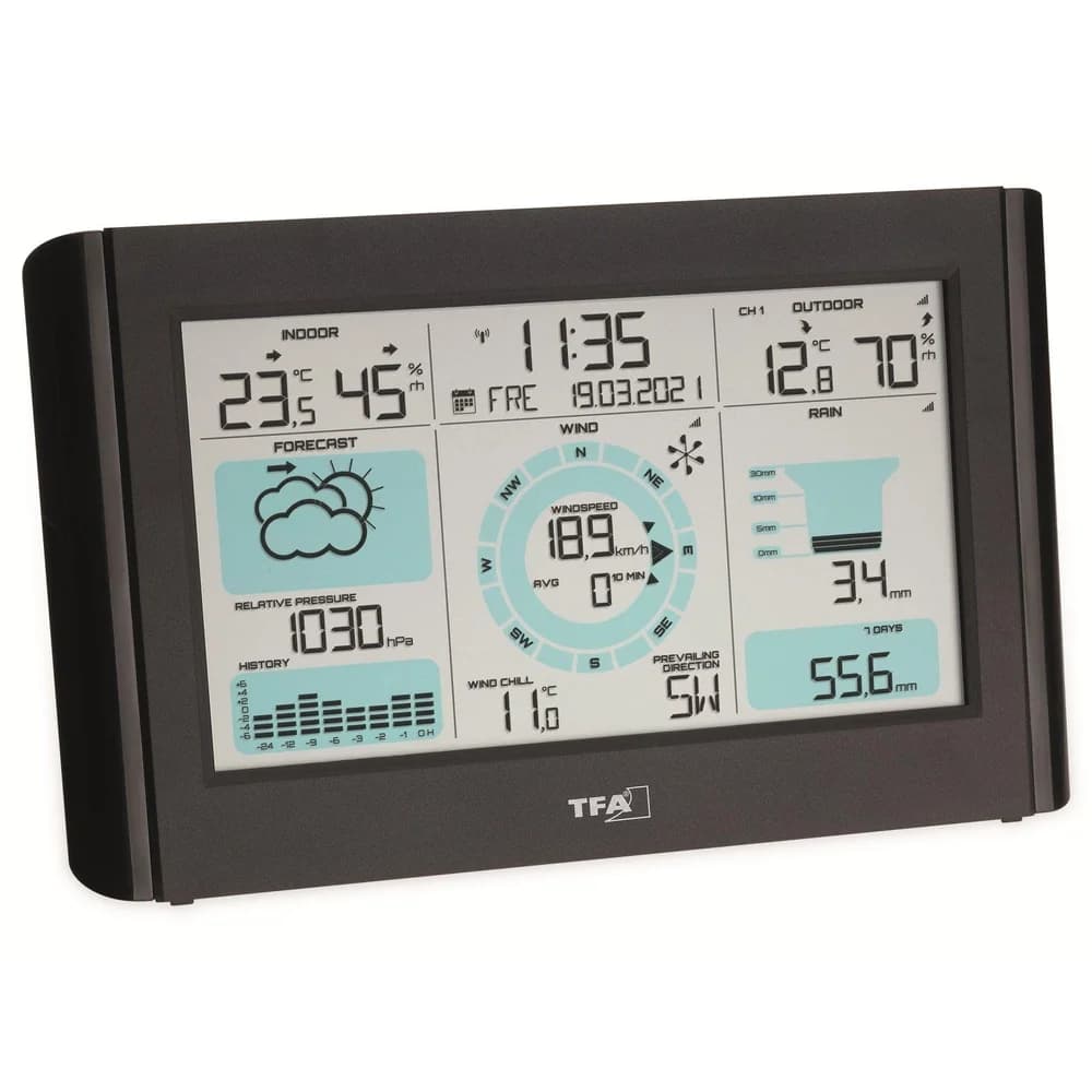 TFA 35.1161.01 WEATHER PRO Funkwetterstation