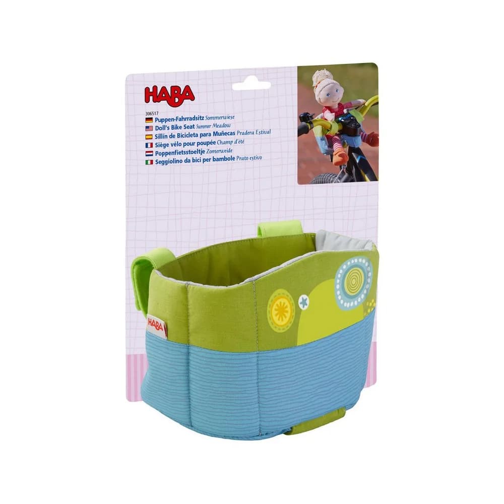 Haba Puppen Fahrradsitz Sommerwiese, unisex neutral bunt