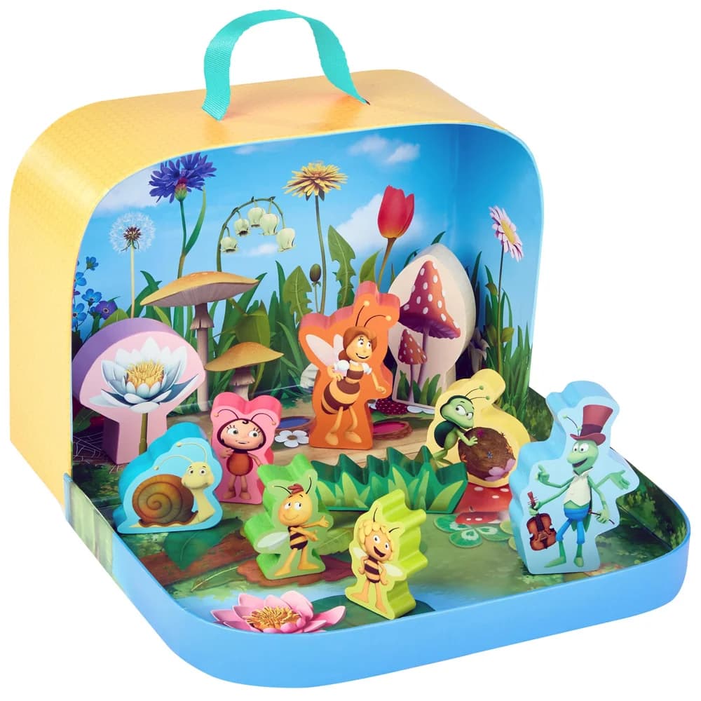 Haba Spiel Spielkoffer, Die Biene Maja, mit 10 Holzfiguren 2014536001