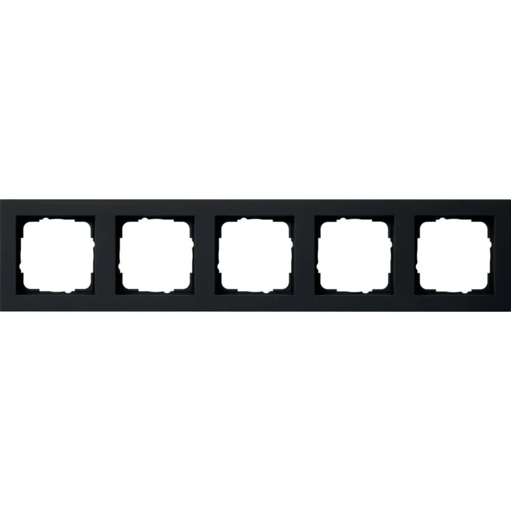 Gira Abdeckrahmen 5f. sw 021509