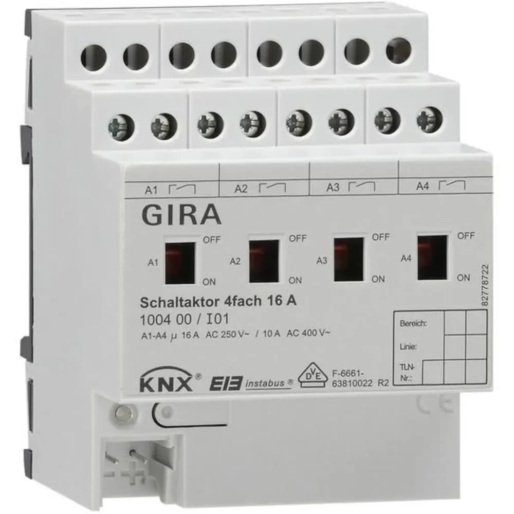 Gira Schaltaktor 4fach 100400