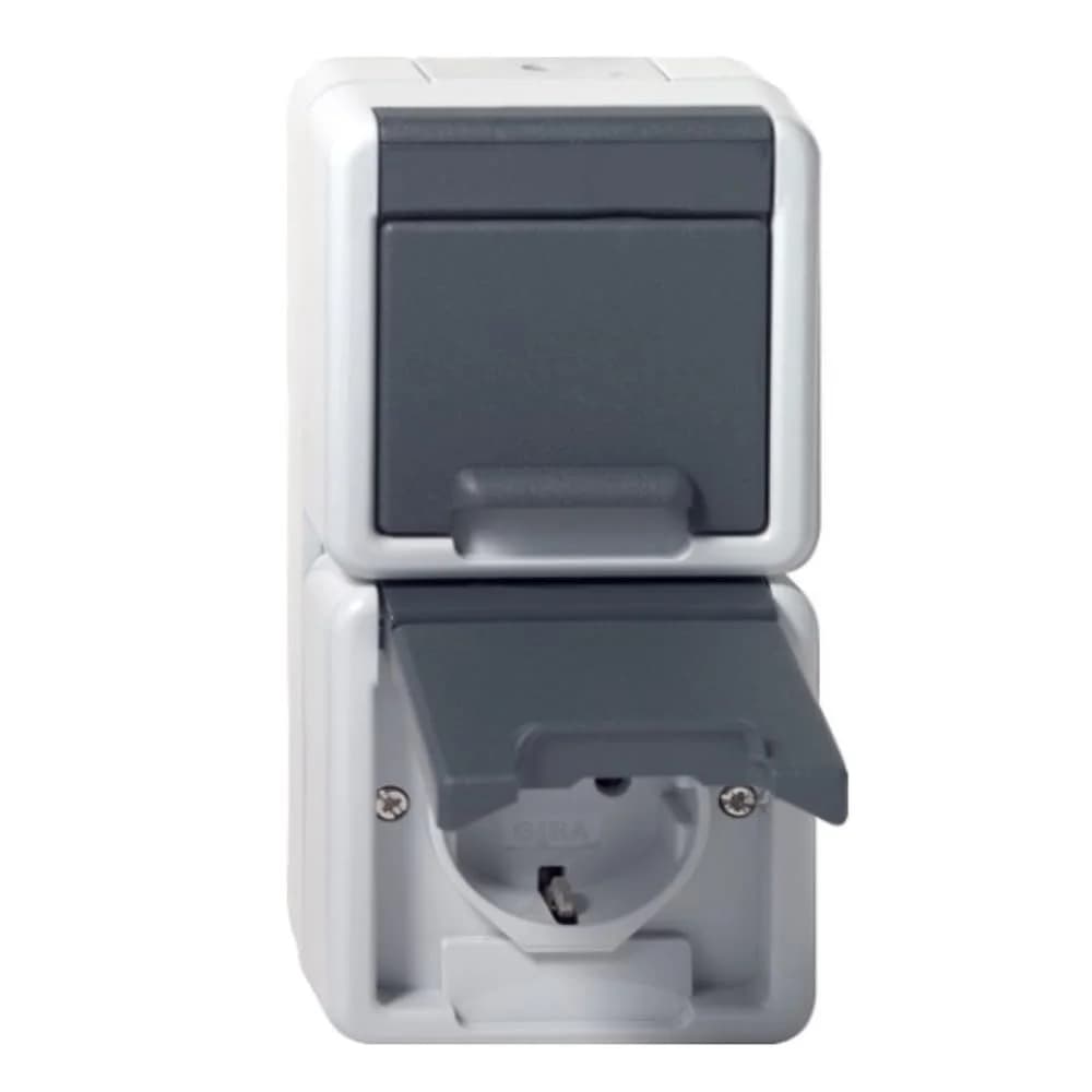 Gira Steckdose 2-fach senkr. 478030