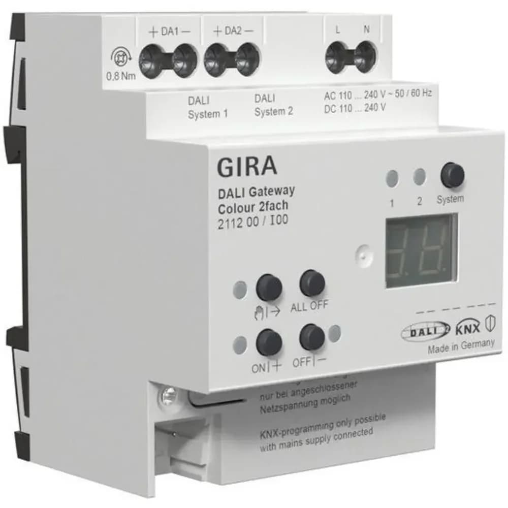 Gira DALI Gateway Colour 1f REG 211100