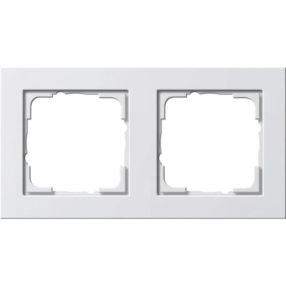 Gira Abdeckrahmen 2f. rws-gl 021229