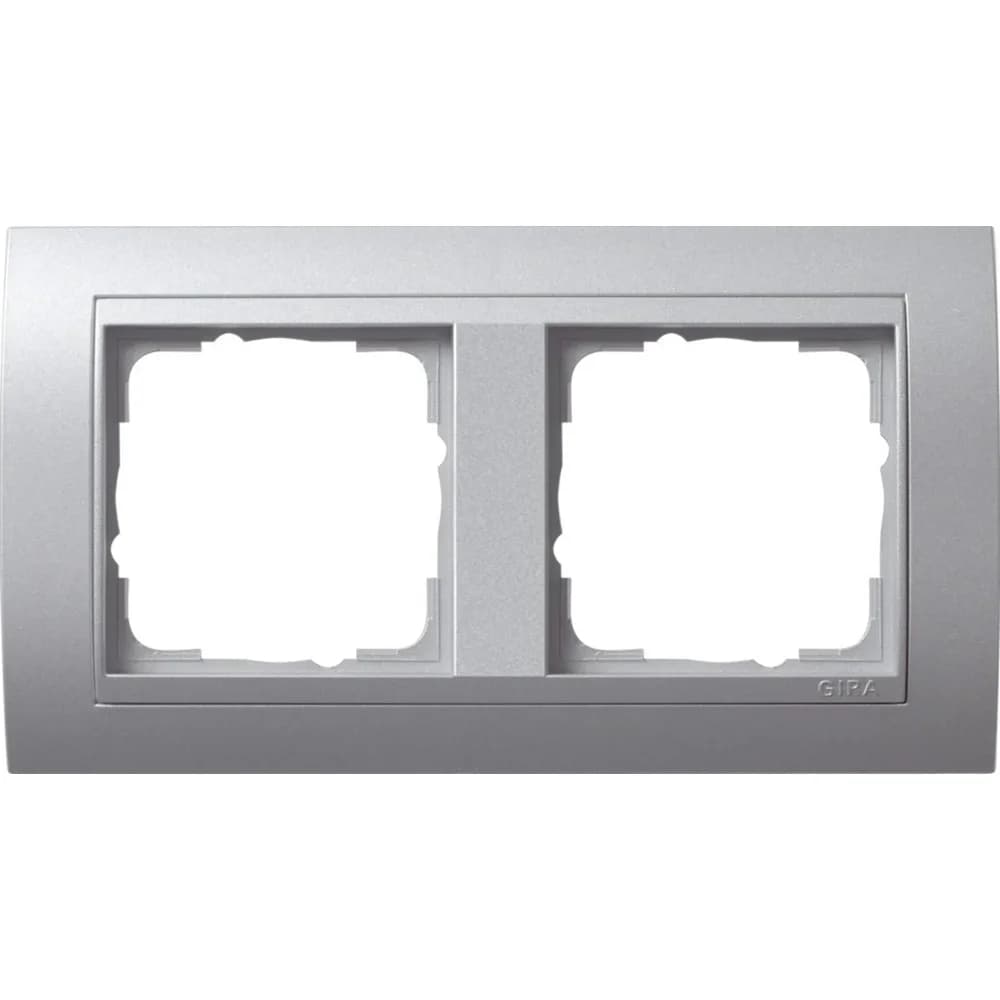 Gira Abdeckrahmen 2f.alu 021236
