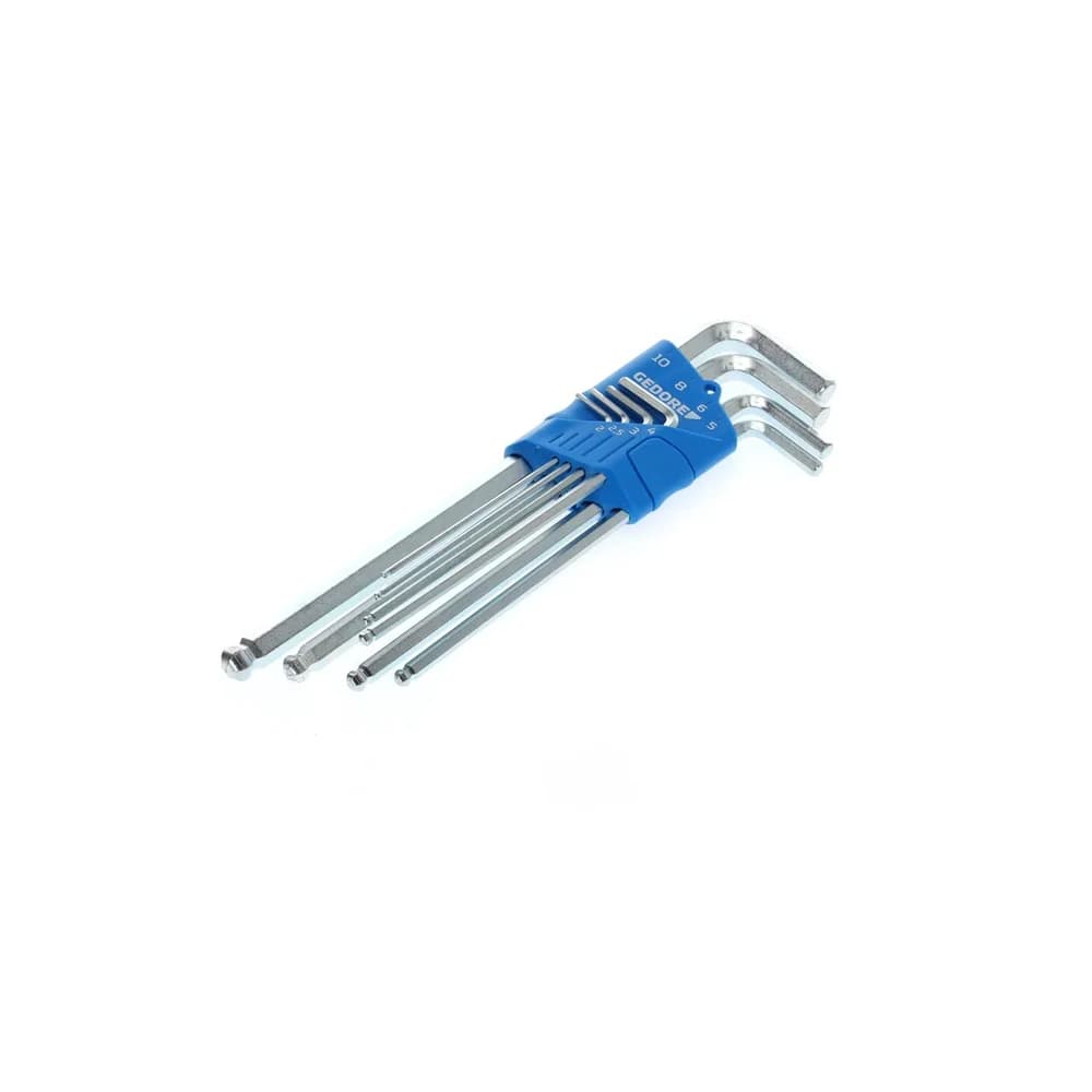 GEDORE Stiftschlüssel-Satz Sechskant H42KEL-88 mit Kugelkopf lang 8-tlg.