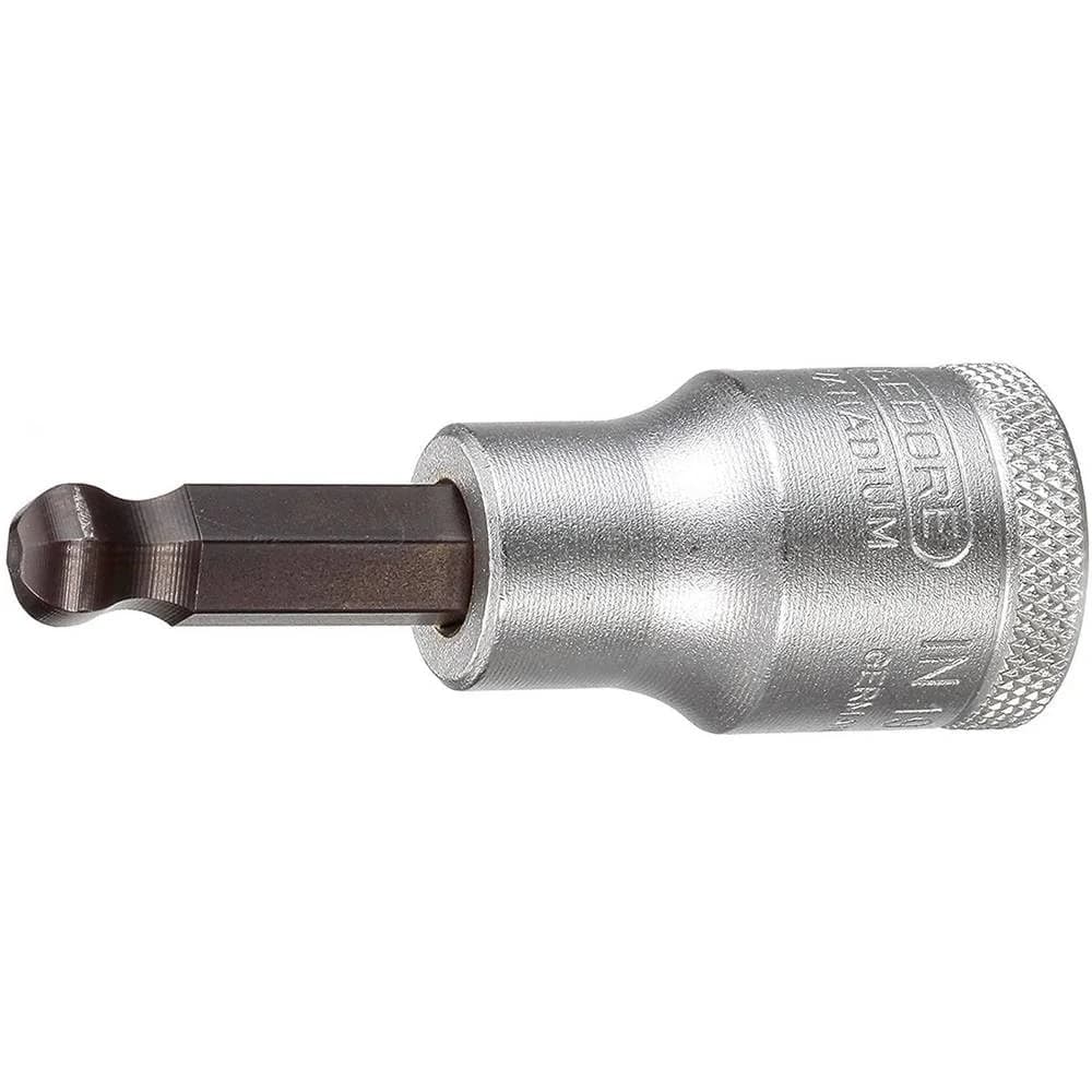 Gedore Bit- und Steckschlüsselset Schraubendrehereinsatz 1/2′′ Kugelkopf Innen-6-kant 14 mm 2663090