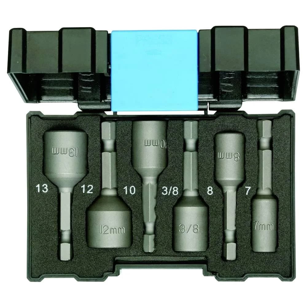 Gedore 666-006 Bit-Box Steckschlüssel Maschinenaufnahme 6-teilig