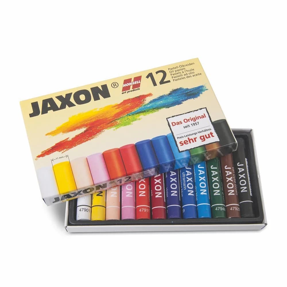 Honsell Kreidemarker JAXON Ölpastellkreiden 12 Stück