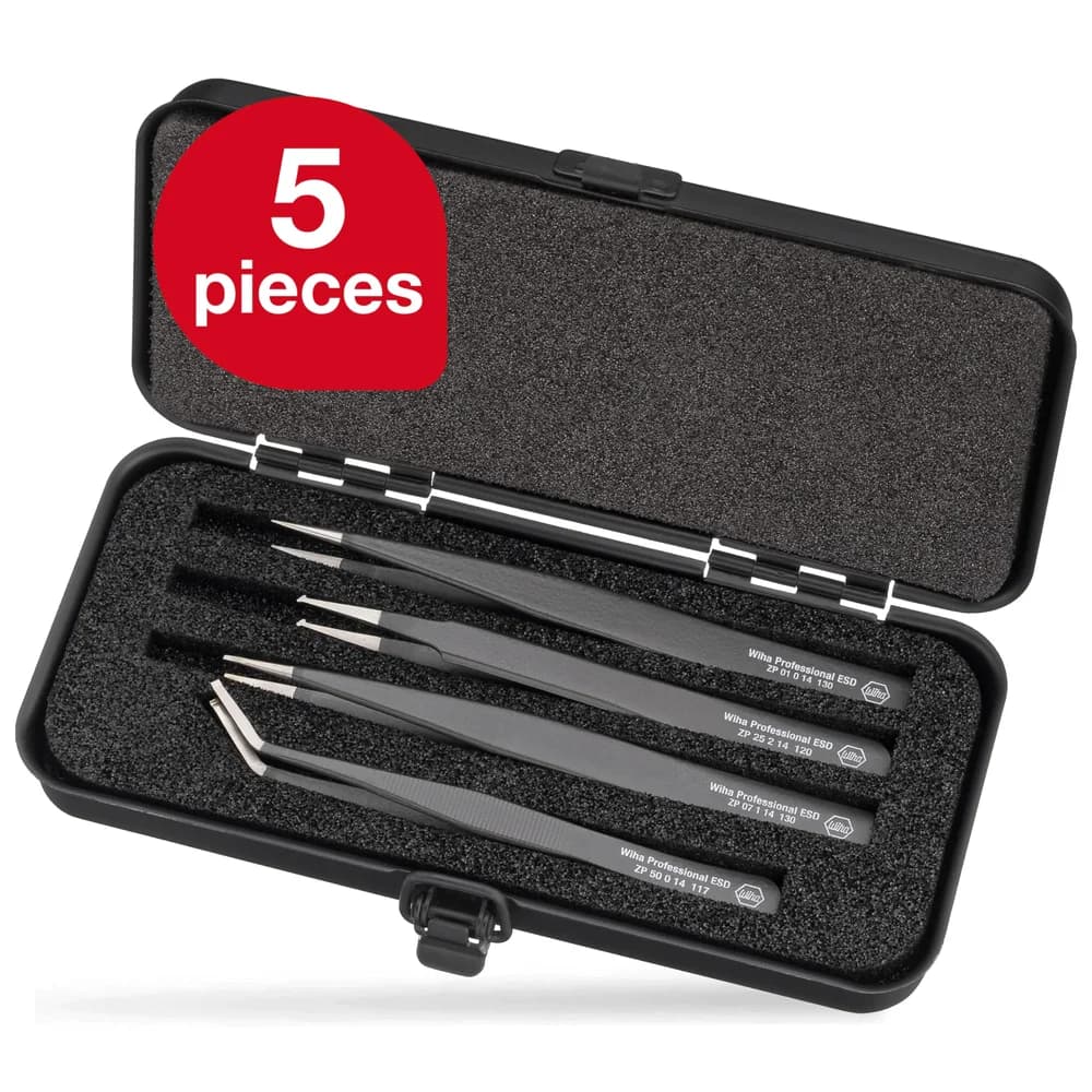 Wiha SMD-Pinzettensatz ZP 99 0 14 002 4tlg
