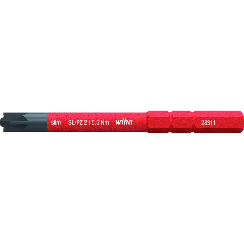 WIHA Bit SL/PZ2 SoftFinish electric slimBit