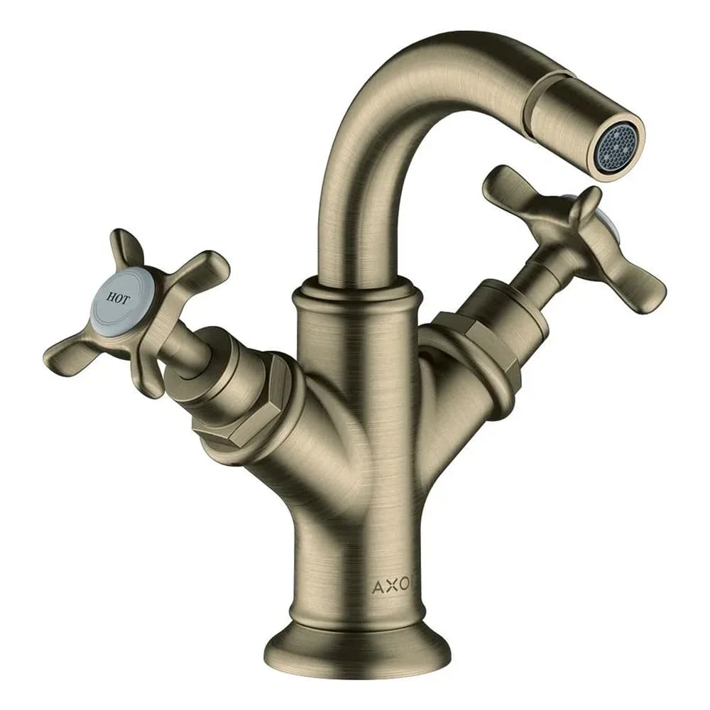Hansgrohe Zweigriff Bidetarmatur Axor Montreux brushed nickel, 16520820 16520820