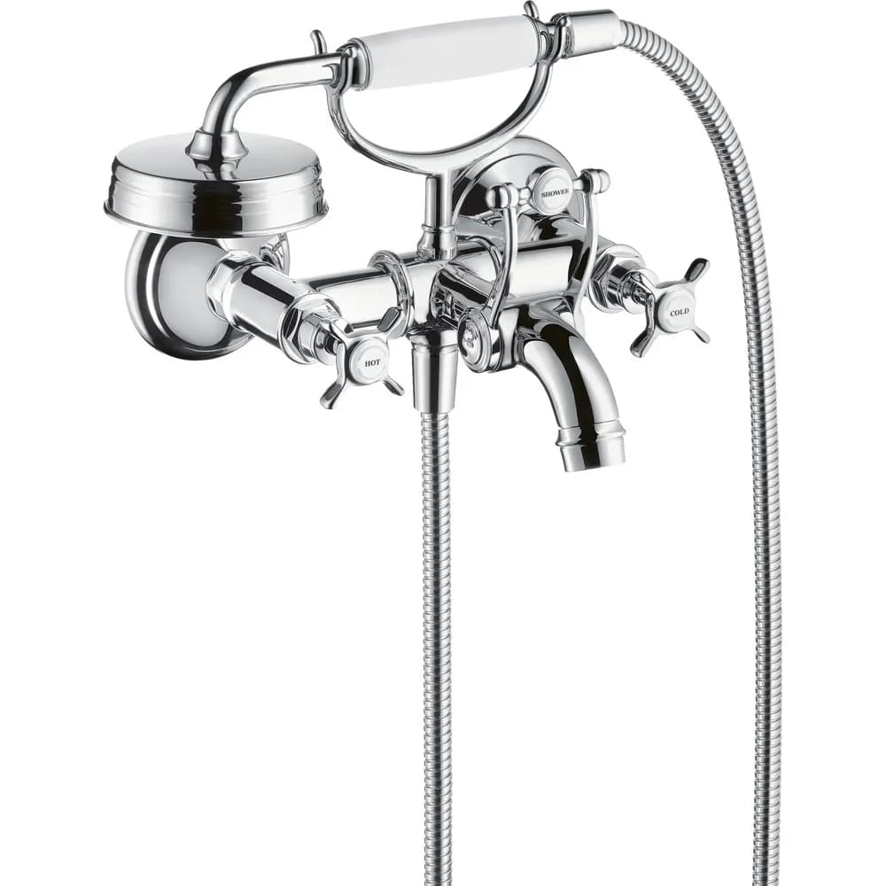 AXOR 16540000 Zweigriff Wannenarmatur Aufputz Axor - Silber