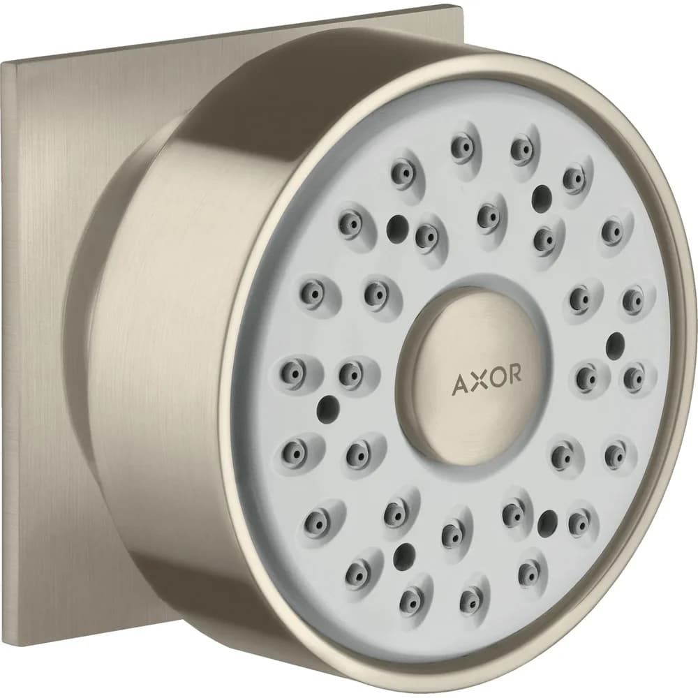 Hansgrohe Seitenbrause Axor eckig brushed nickel 28469820