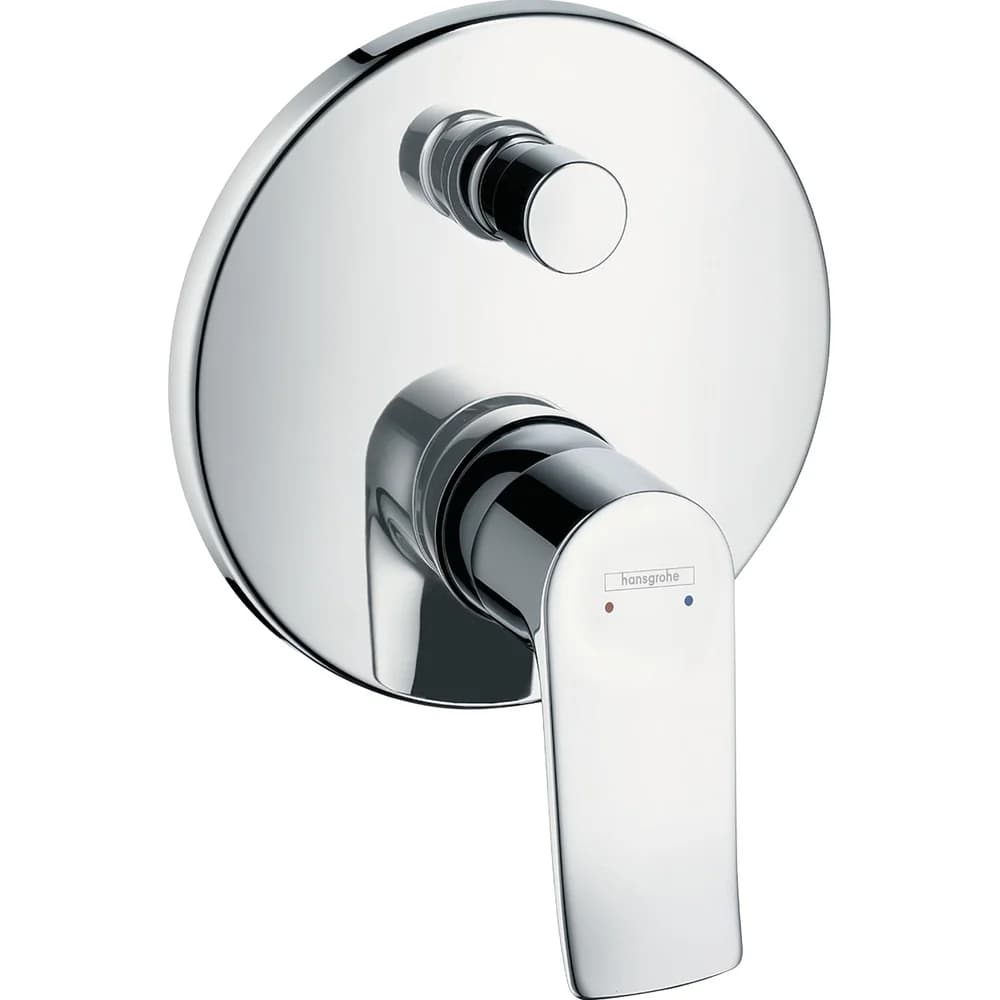 hansgrohe, Duscharmatur + Badewannenarmatur, Metris Chrom