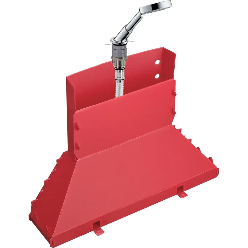 hansgrohe Grundkörper Secuflex Wannenrand-Set mit Handbrause, 19418000, Farbe: Chrom