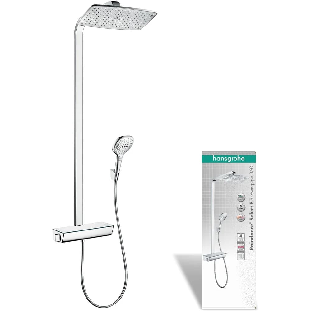 Showerpipe Raindance E 360, chrom - chrom