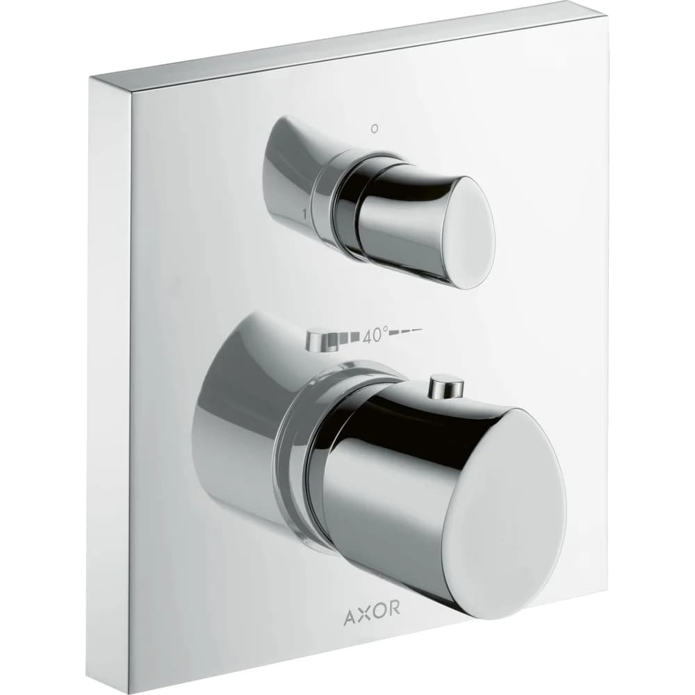 hansgrohe Fertigset Axor Starck Organic UP-THM, mit Ab- und Umstellventil, chrom