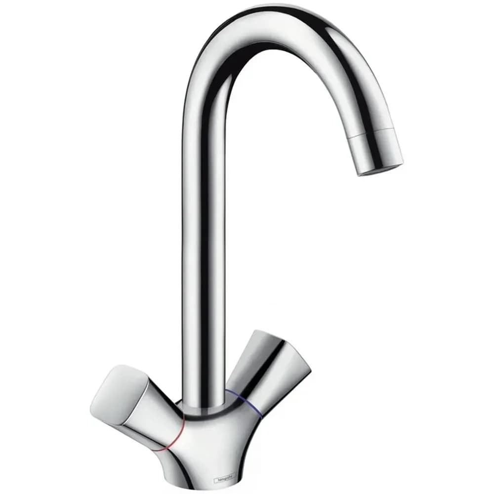 Hansgrohe Zweigriff Spültischarmatur Logis chrom 71280000