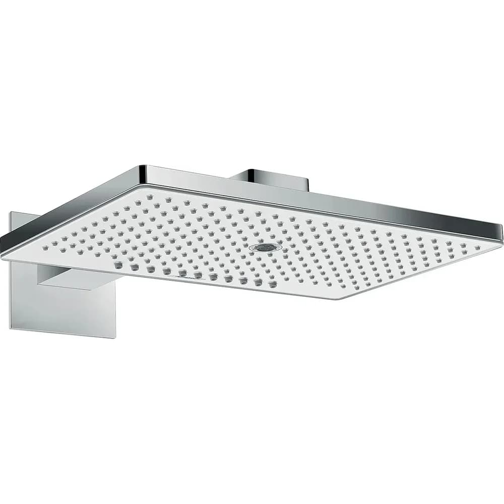 hansgrohe Kopfbrause Rainmaker Select 460, 3jet mit Brausearm - Weiß / Chrom
