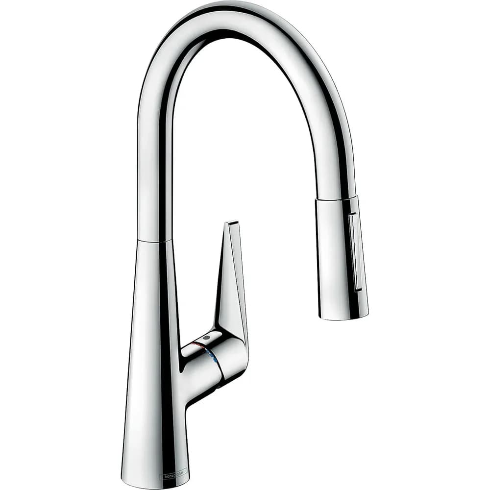 hansgrohe Talis M51 Einhebel-Küchenmischer 200, Ausziehbrause, 2jet, Chrom