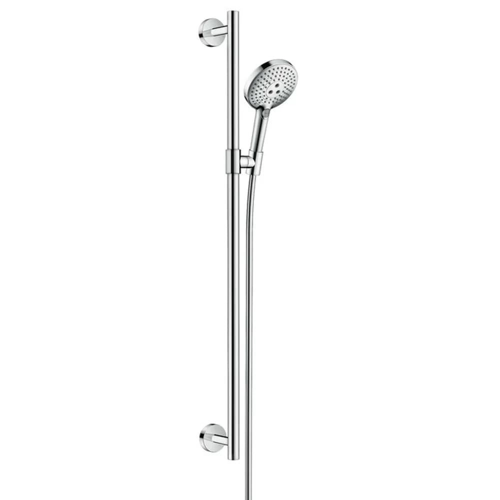 hansgrohe Brause-Set Raindance Select S 990mm Brausestange, weiß/chrom, 3jet
