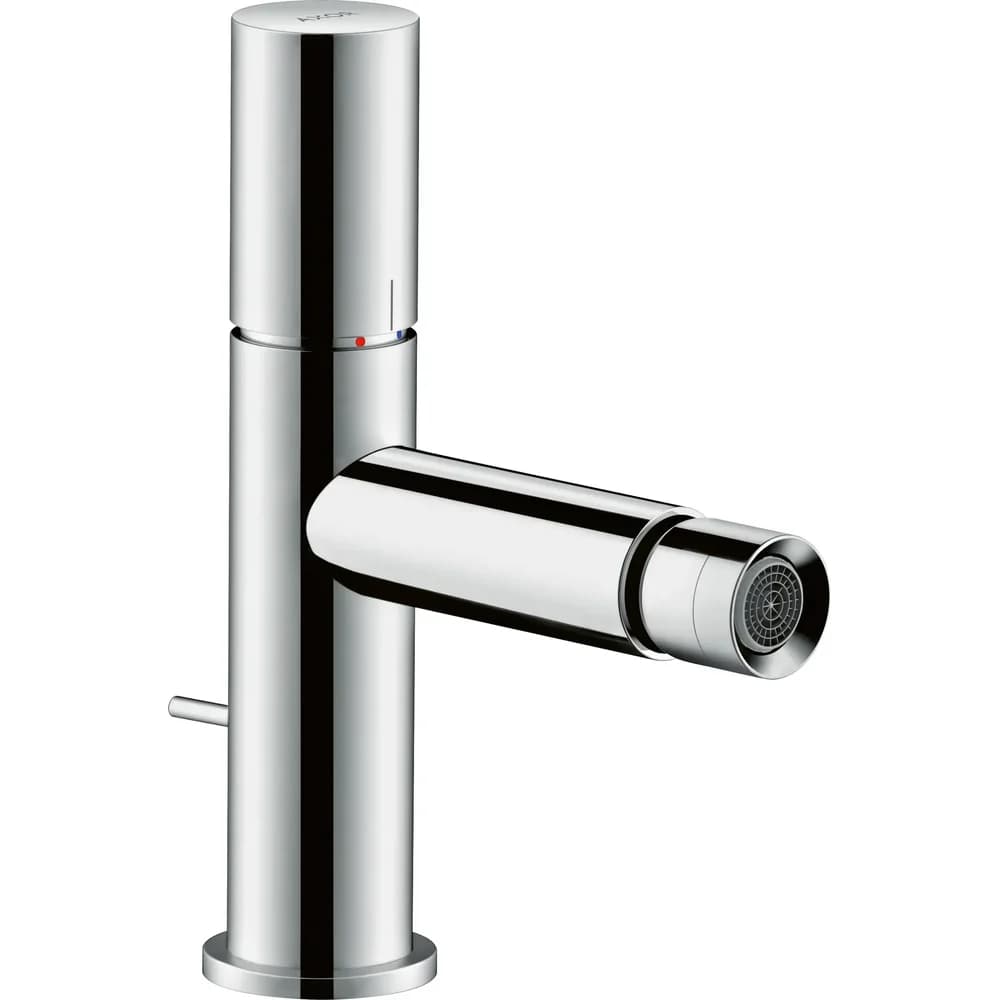 Axor Uno Bidetarmatur 45200000 chrom, mit Zerogriff, mit Ablaufgarnitur