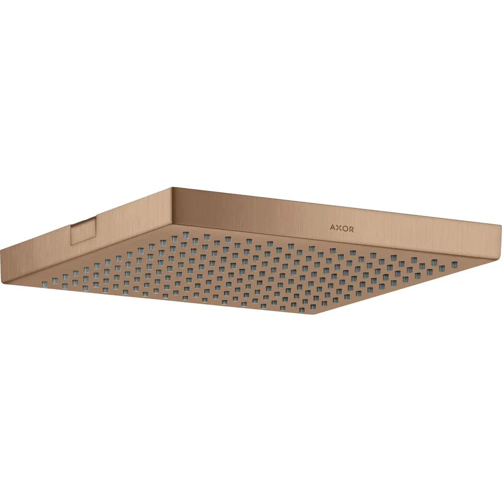 Hansgrohe Kopfbrause Axor Starck 240x240mm Brushed Red Gold 10924310