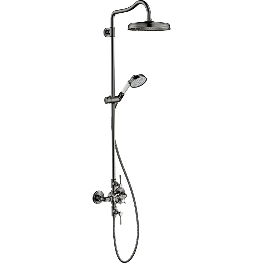 Hansgrohe Showerpipe Axor Montreux Polished Black Chrome mit 16572330