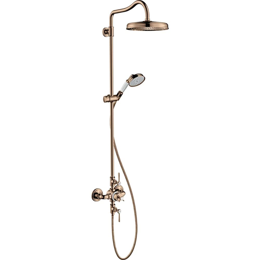 Hansgrohe Showerpipe Axor Montreux Polished Red Gold mit 16572300