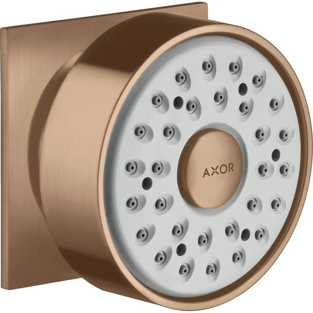 Hansgrohe Seitenbrause Axor eckig Brushed Red Gold 28469310