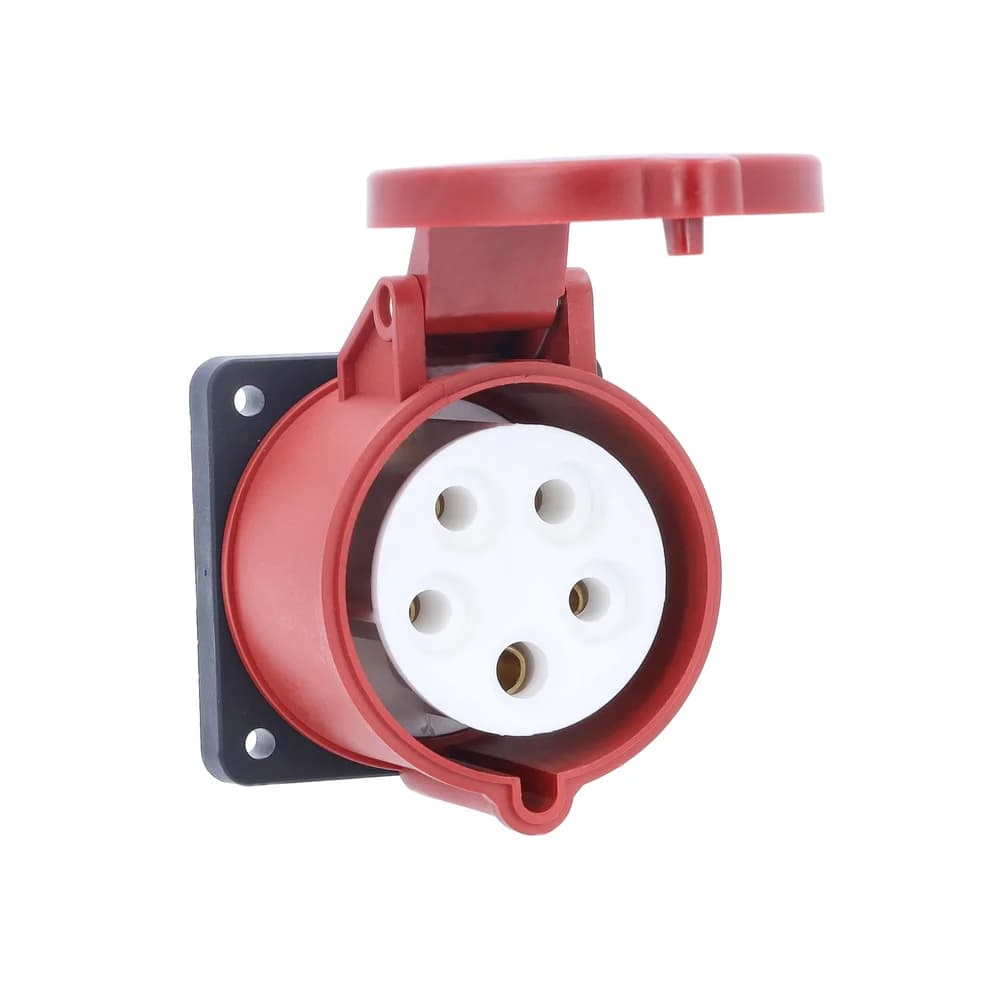 as-Schwabe CEE-Anbaudose 400V 32A 5-polig mit Dichtungsring max. 6mm2 IP44