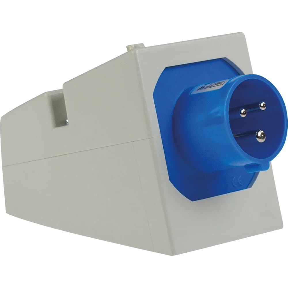 as - Schwabe Steckdose AS Schwabe 60473 CEE Anbaustecker 16 A 230 V 1 St. blau