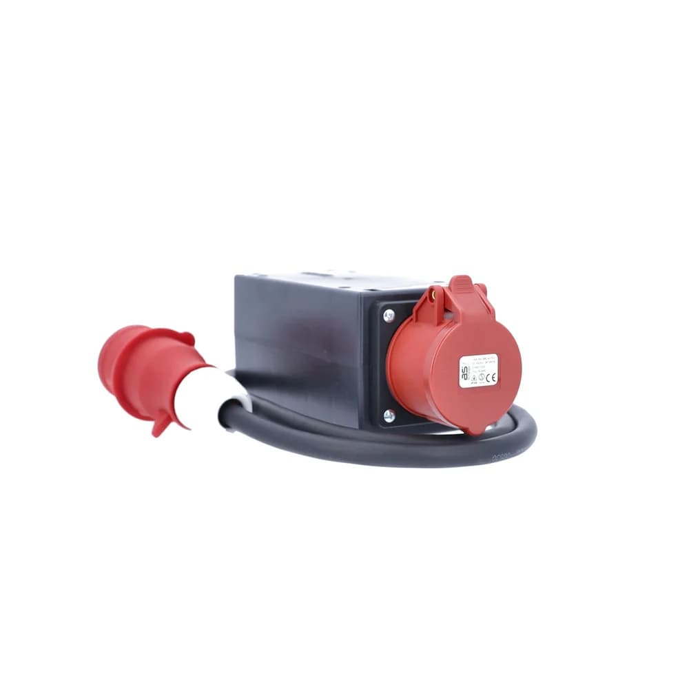 as-Schwabe MIXO FI-Adapter CEE-Stecker 400V 16A auf CEE-Steckdose 400V 16A IP44