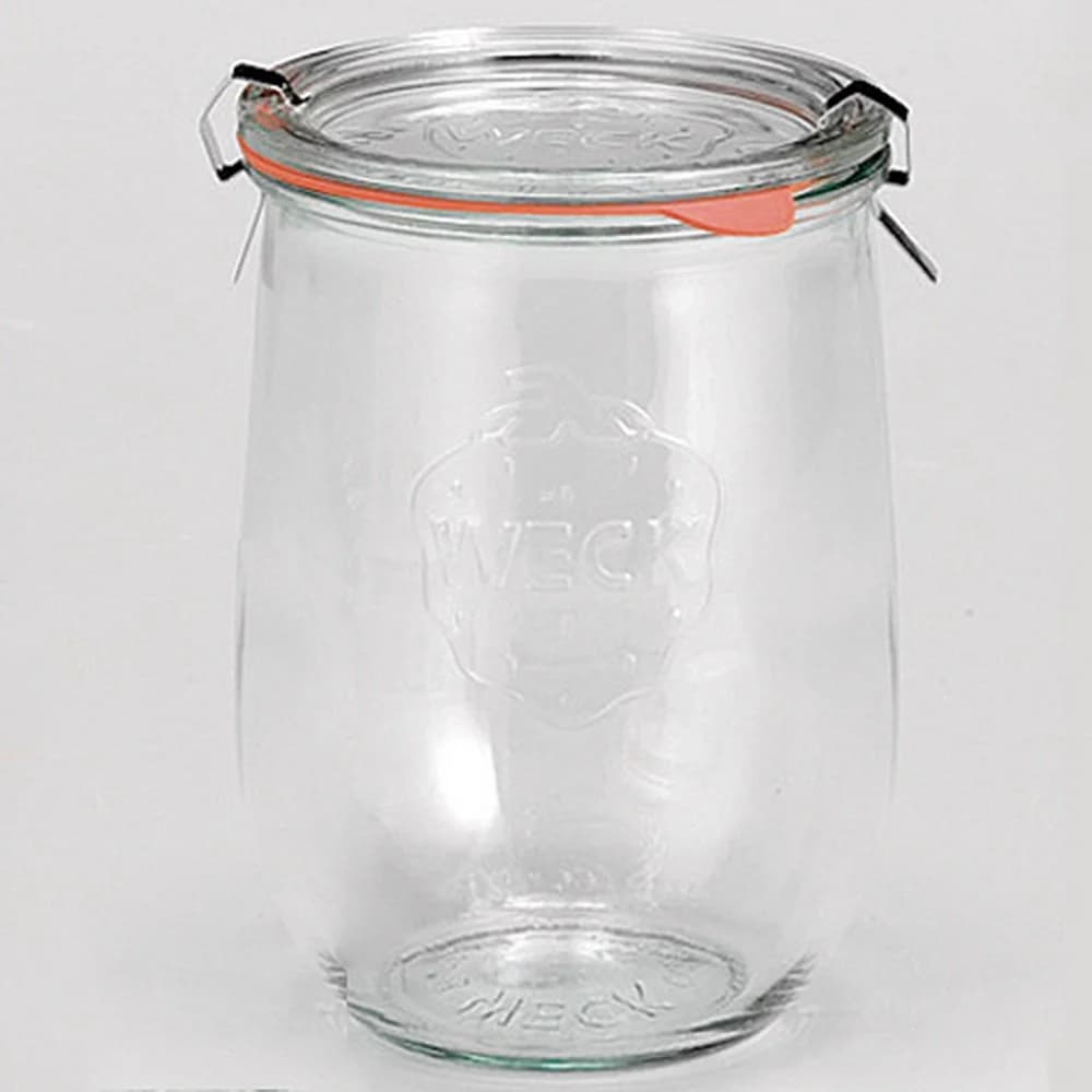 WECK Rundrandglas Tulpe 1,0l 4er Pack