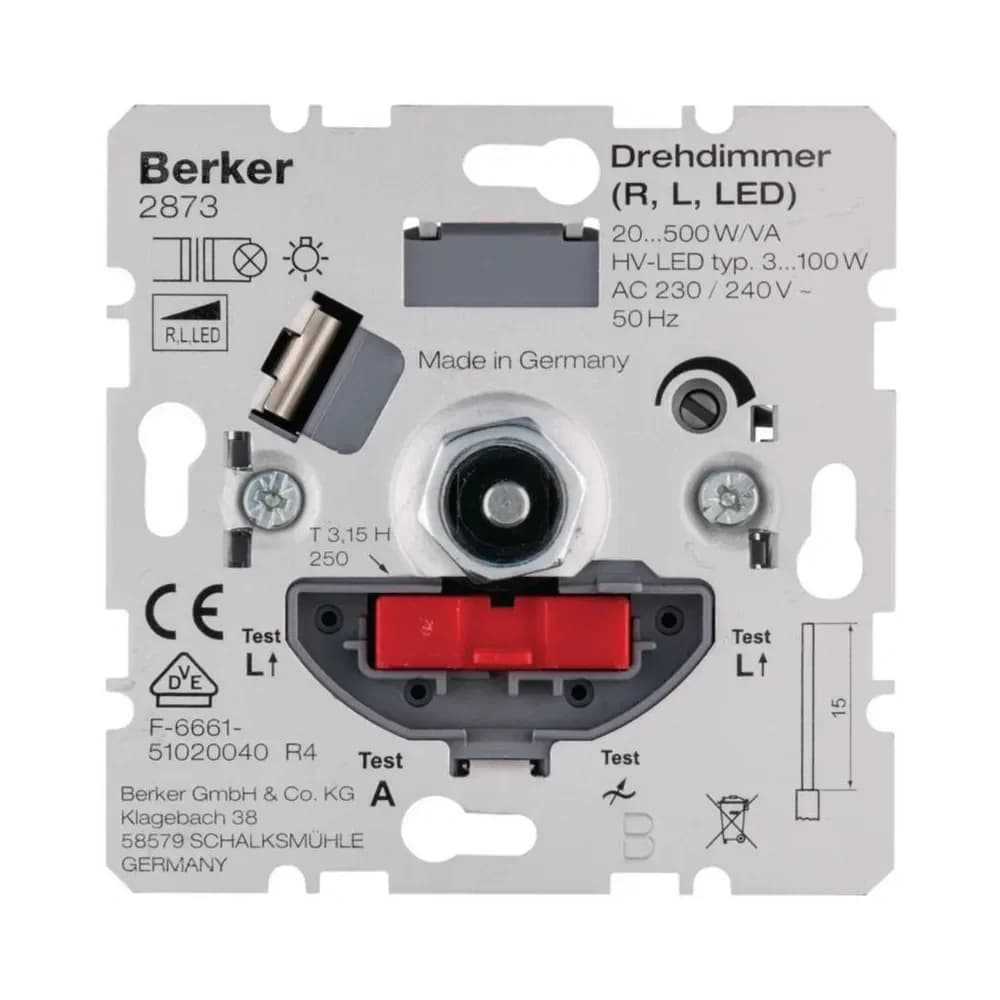Berker Drehdimmer 20-500W/VA 2873