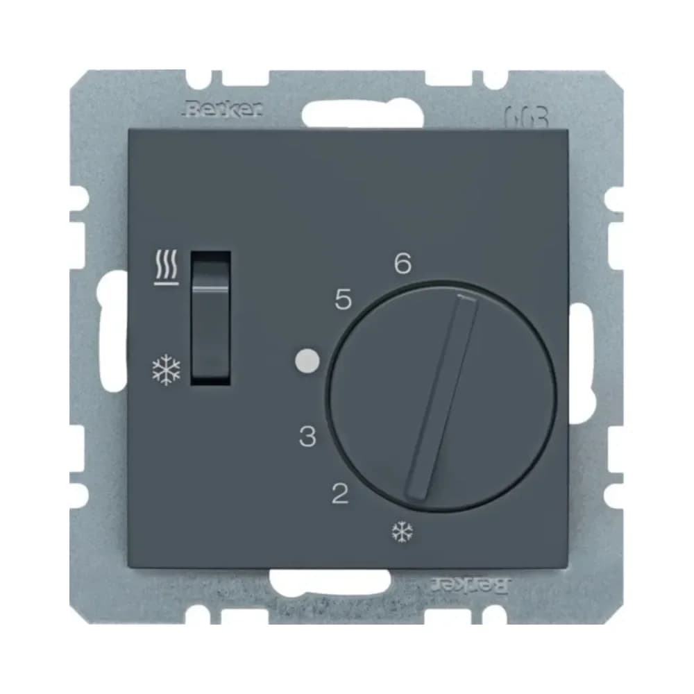 Berker 20291606, Thermostat, Grau