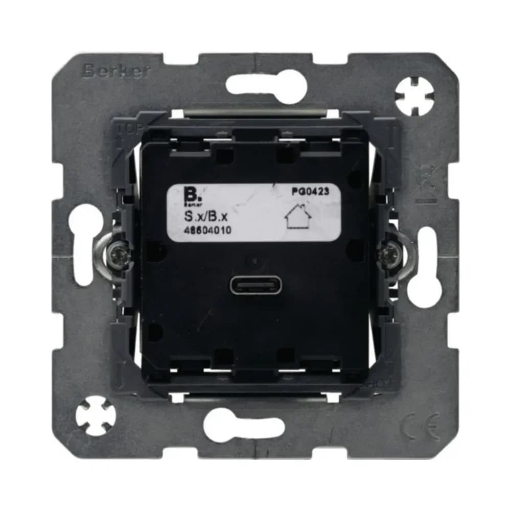 Berker USB PD Power Modul, 65W, S/B