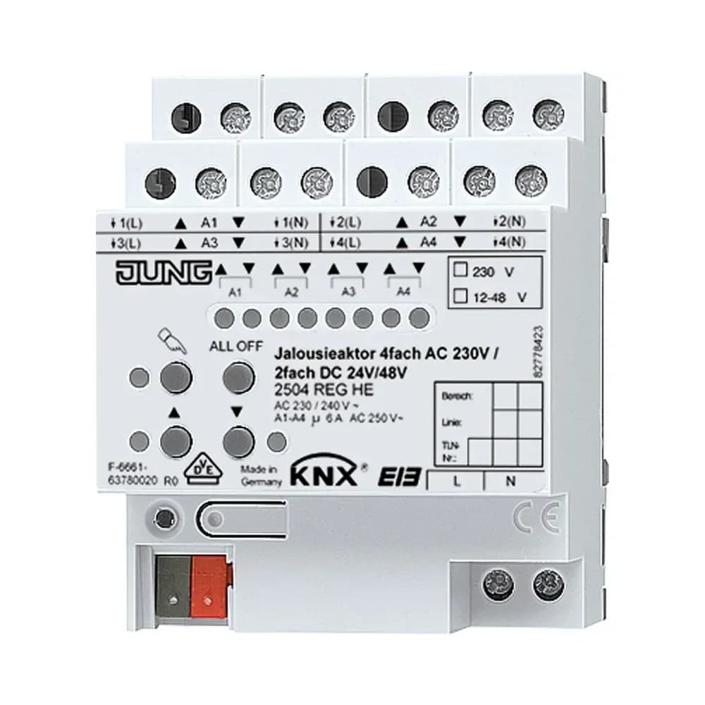 Jung KNX Jalousieaktor 2504 REGHE