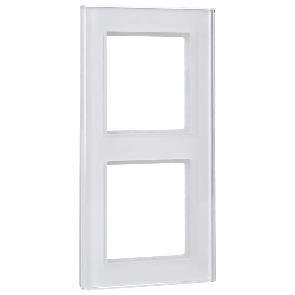 Jung Glasrahmen 2-fach aws AC 582 GL WW