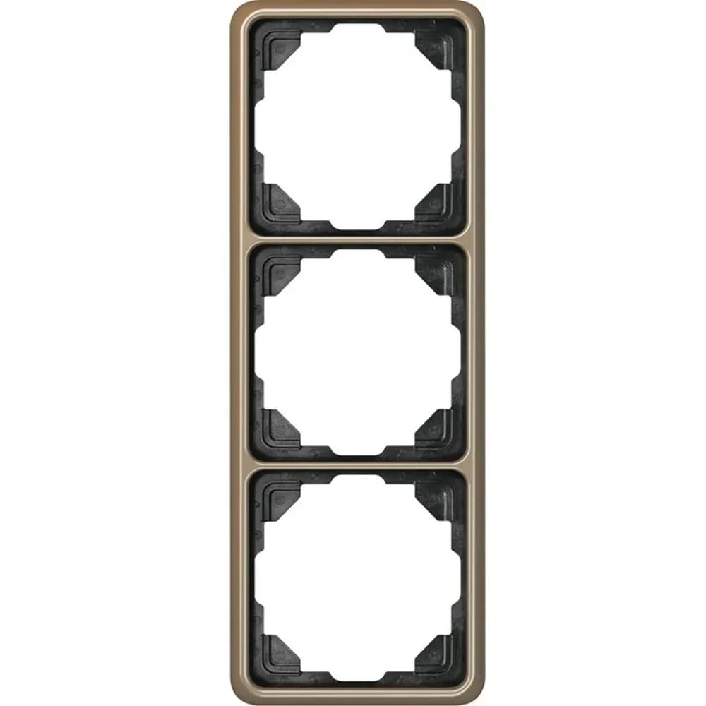 Rahmen CD 500, 3-fach (gold-bronze)